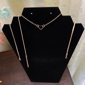 Elegant Gold Heart Necklace